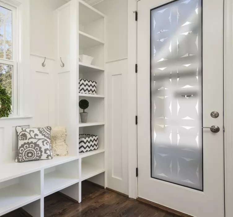 Kuvio ovelle läpikuultavat tarrat - Tenstickers