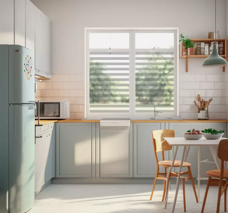 Läpikuultava arkki ikkunatarra - Tenstickers