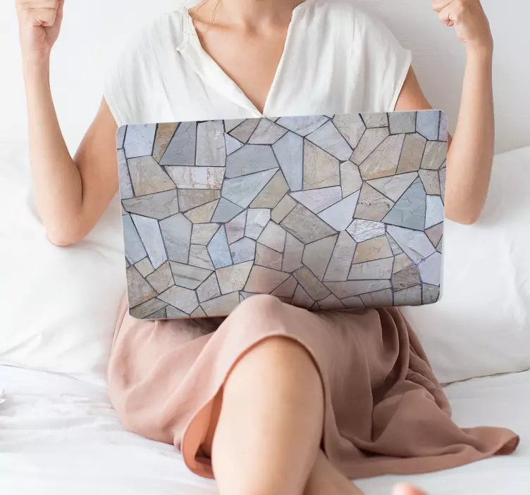 Läppäritarra mosaiikki - Tenstickers