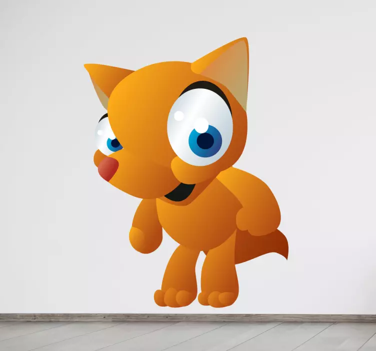 Lapset kettu seinä tarra - Tenstickers