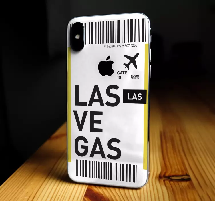 Las vegasin porttipassi Iphone tarra - Tenstickers