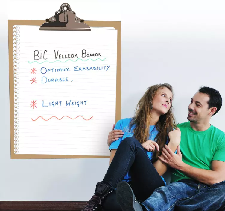 Leikepöydän taulun seinä tarra - Tenstickers