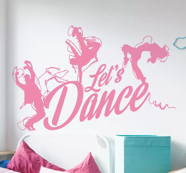 Lets Dance sisustustarra - Tenstickers