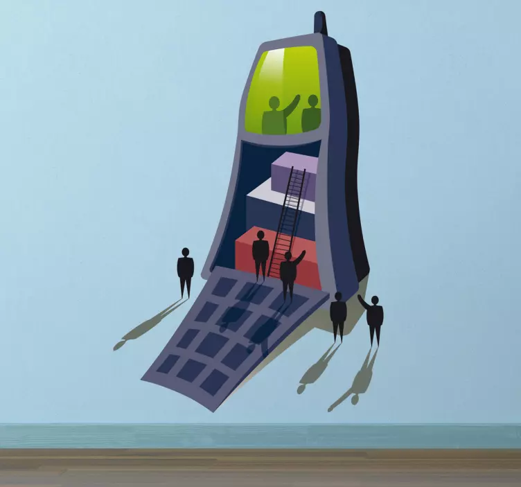 Liikkuva yritysseinä - Tenstickers