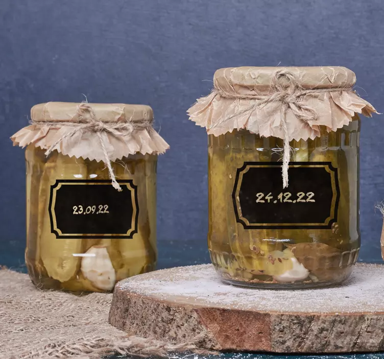 Liitu etiketti liitutaulutarra - Tenstickers