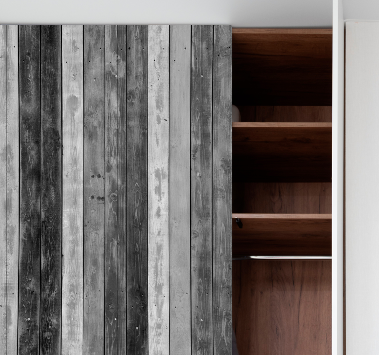 Maalaistyyliset puulaudat huonekalutarra - Tenstickers