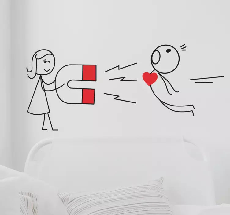 Magneettinen sydänseinämätarra - Tenstickers