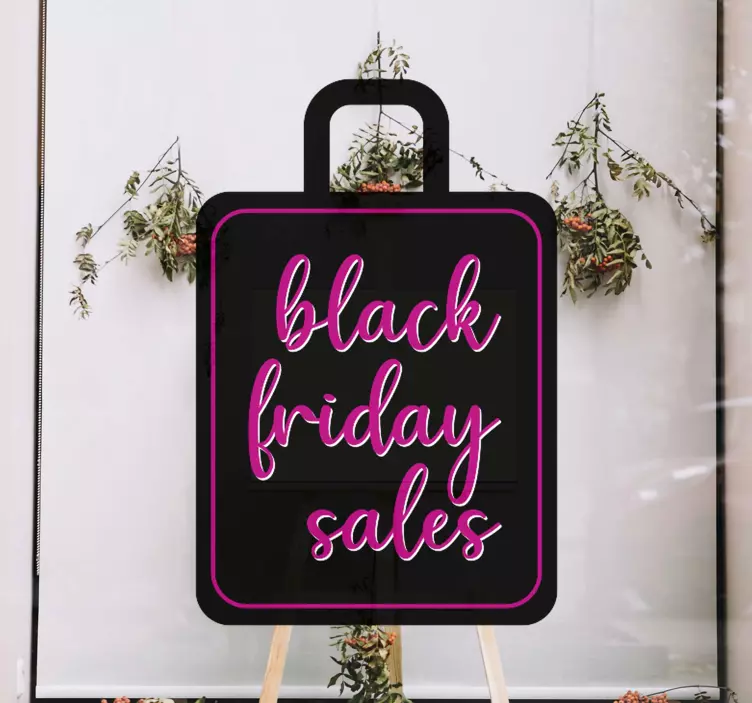 Mainosmyyntikyltti Black Friday tarra - Tenstickers