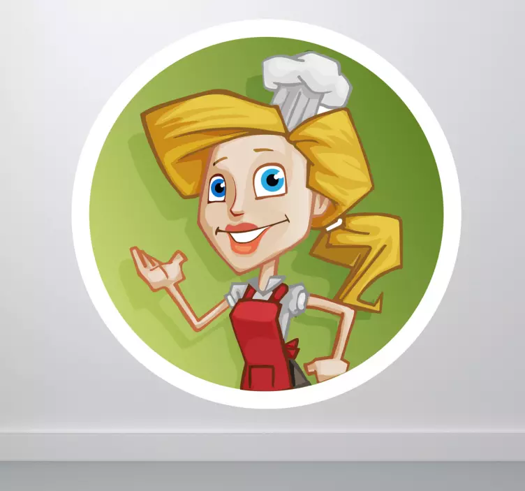 Mama kokin seinä tarra - Tenstickers