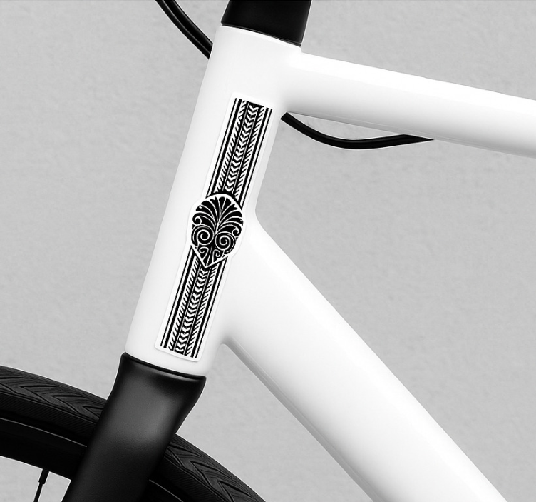Maorien heimojen arkki pyörätarra - Tenstickers