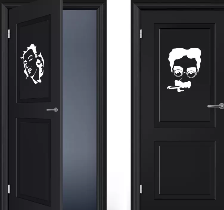Marilyn groucho wc tarra - Tenstickers