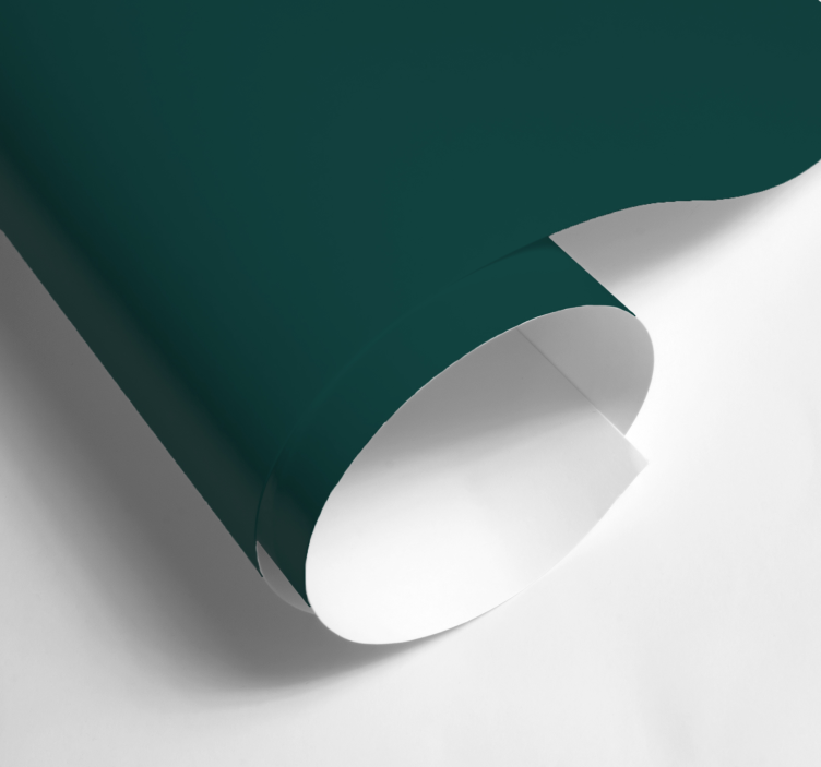 Matta tummanvihreä yksivärinen vinyylitarra - Tenstickers