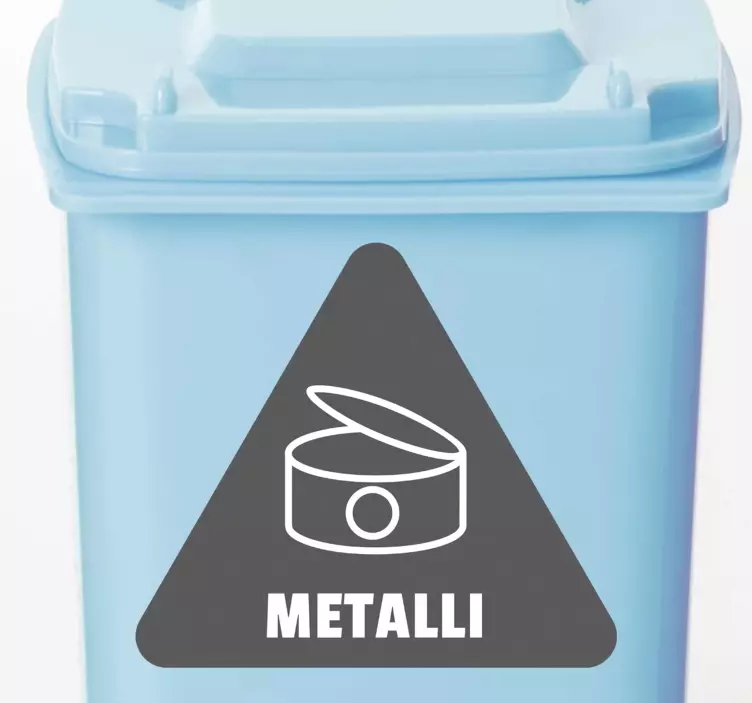 Metallin kierrätys vinyyli merkki - Tenstickers