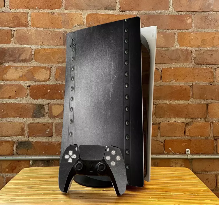 Metallinen tekstuuri PS5 skin - Tenstickers