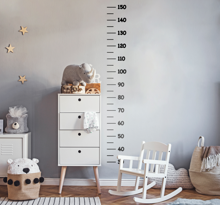 Minimalistinen mittanauhatarra - Tenstickers