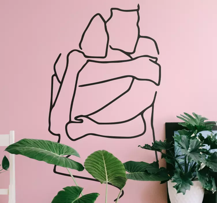 Minimalistinen rakkaus rakkaustarrat - Tenstickers