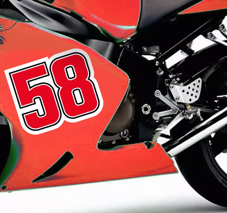58 simoncelli tarroja mopoon - Tenstickers