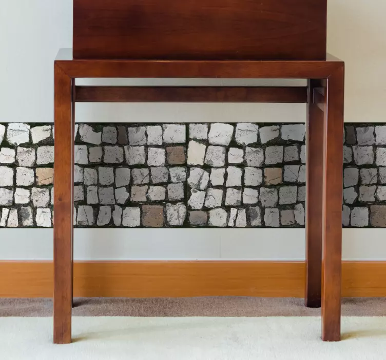 Mukulakivikivivalokuvatapettitarra - Tenstickers