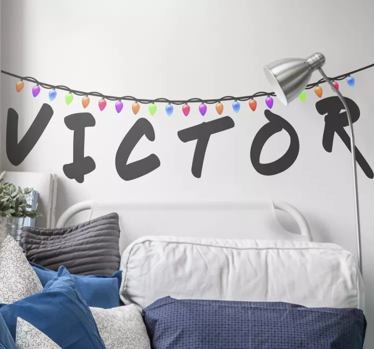 Muokattavissa olevat muukalaiset asiat seinätarra - Tenstickers