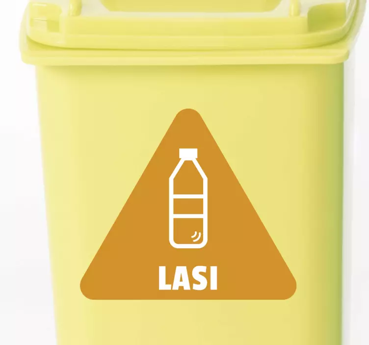 Muovi kierrätys vinyyli merkki - Tenstickers