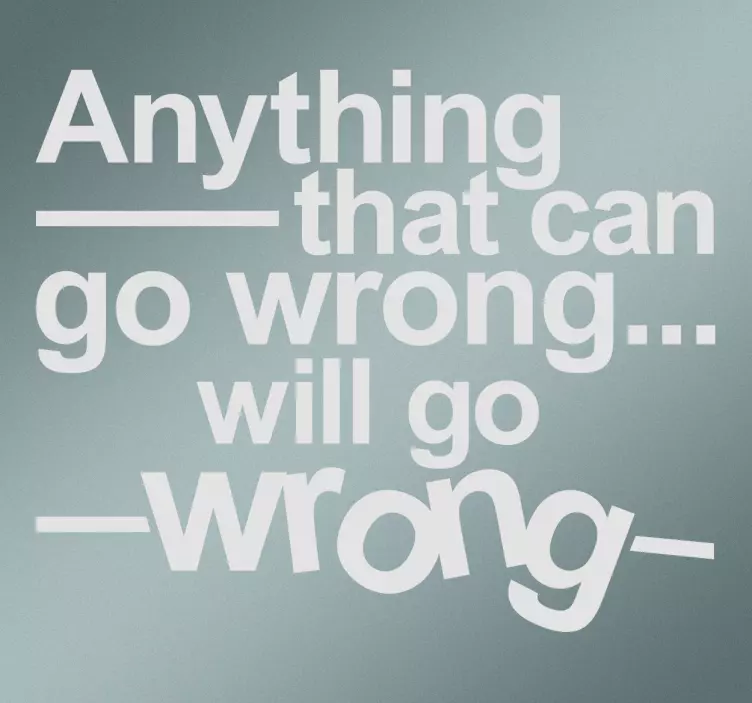 Murphyn lakiseinätarra - Tenstickers