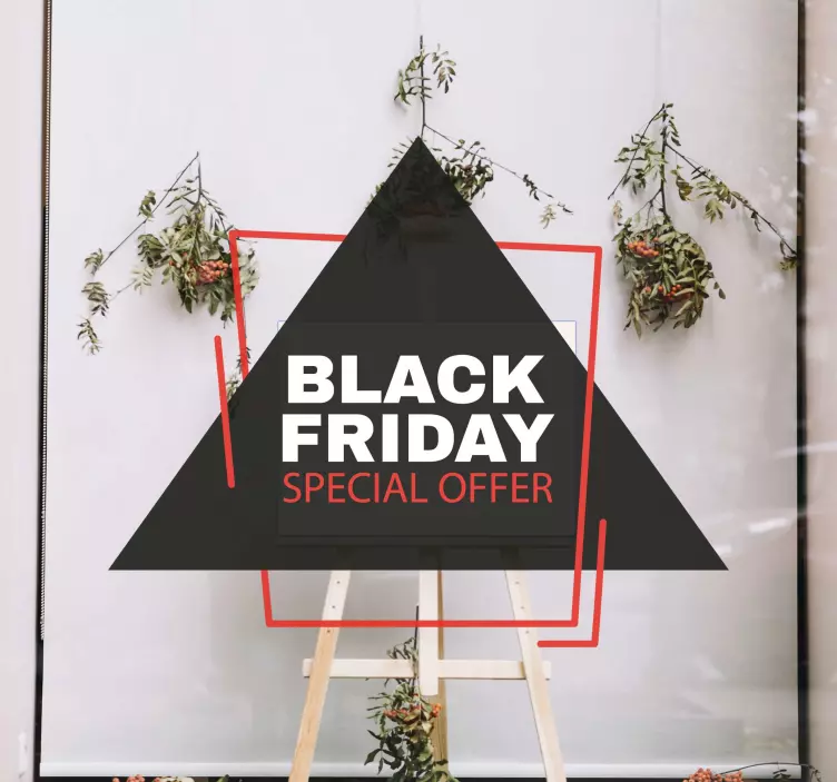 Black Friday special offer seinätarra - Tenstickers