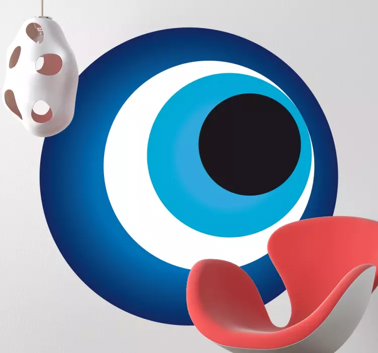 Nazar amulet -seinä tarra - Tenstickers