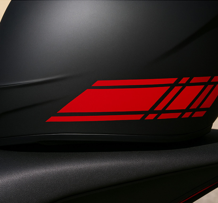 Nopea linjasuunnittelu moottoripyörä tarra - Tenstickers