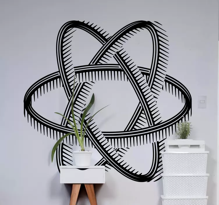 Hieno optinen pallo erimuotoisia tarroja - Tenstickers