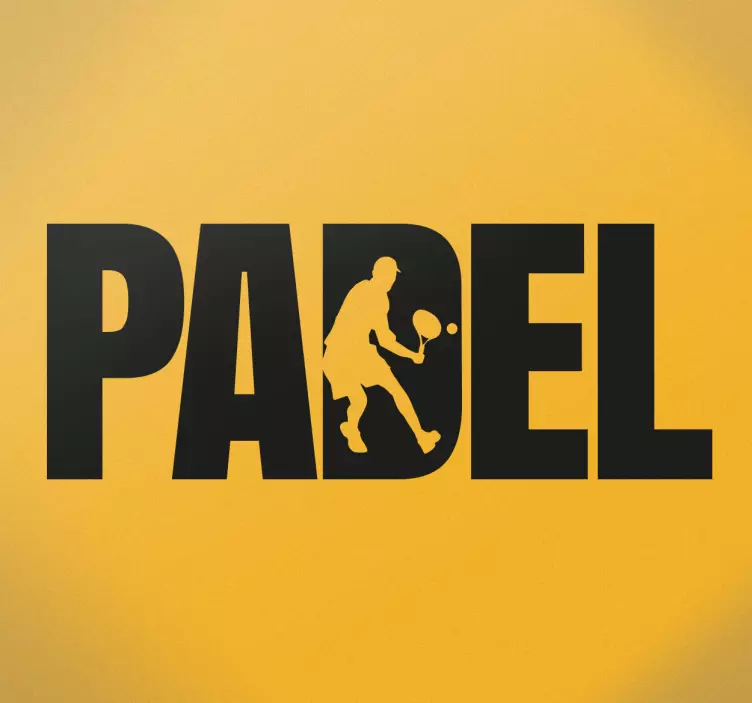 Hieno padel muut urheiluaiheiset tarrat - Tenstickers