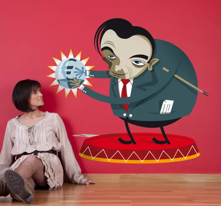 Paha nero seinätarra - Tenstickers