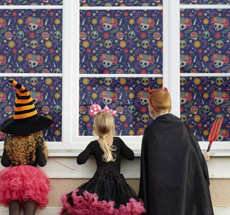 Ikkunakoriste kuolleiden päivälle - Tenstickers