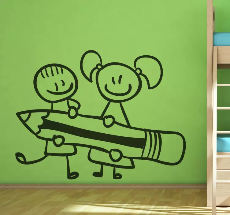 Pienten opiskelijoiden lapset -tarra - Tenstickers