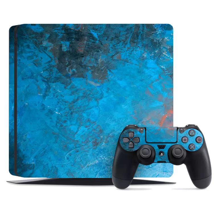 Ps4 loistaa jäällä PS4 skin - Tenstickers