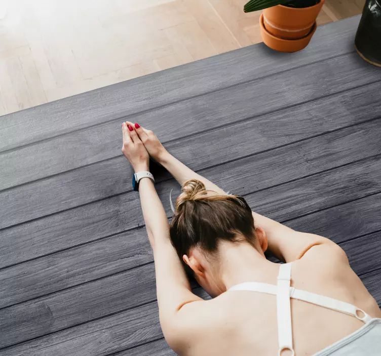 Puinen harmaa lattiatarra - Tenstickers