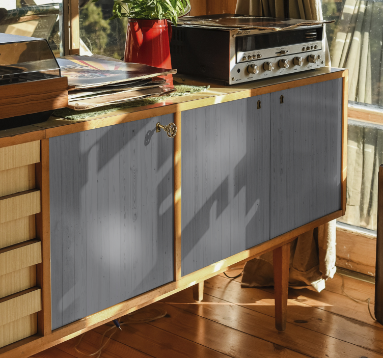 Puinen harmaa pantone Huonekalutarrat - Tenstickers