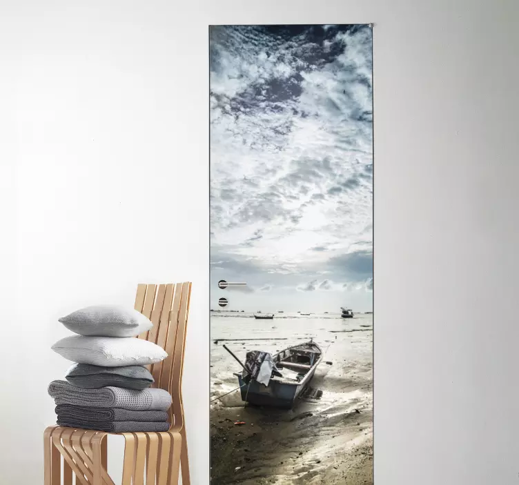 Puolalainen merenrannan oven tarra - Tenstickers