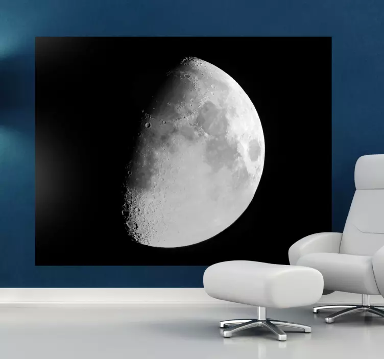 Puolikuun seinätarra-tarra - Tenstickers