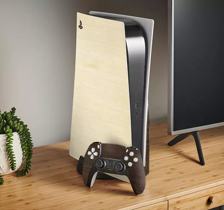 Puun rakenne PS5 skin - Tenstickers
