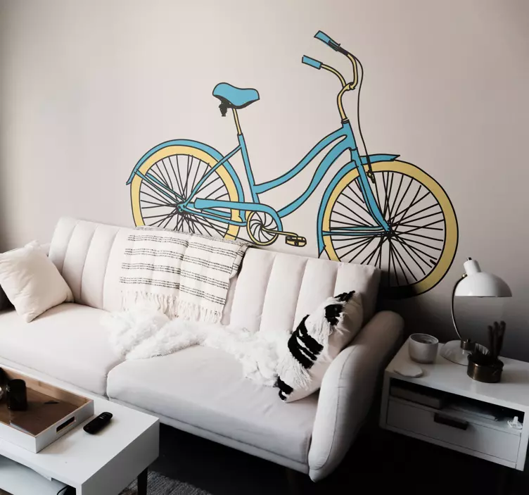 Pyörä Sisustustarra - Tenstickers