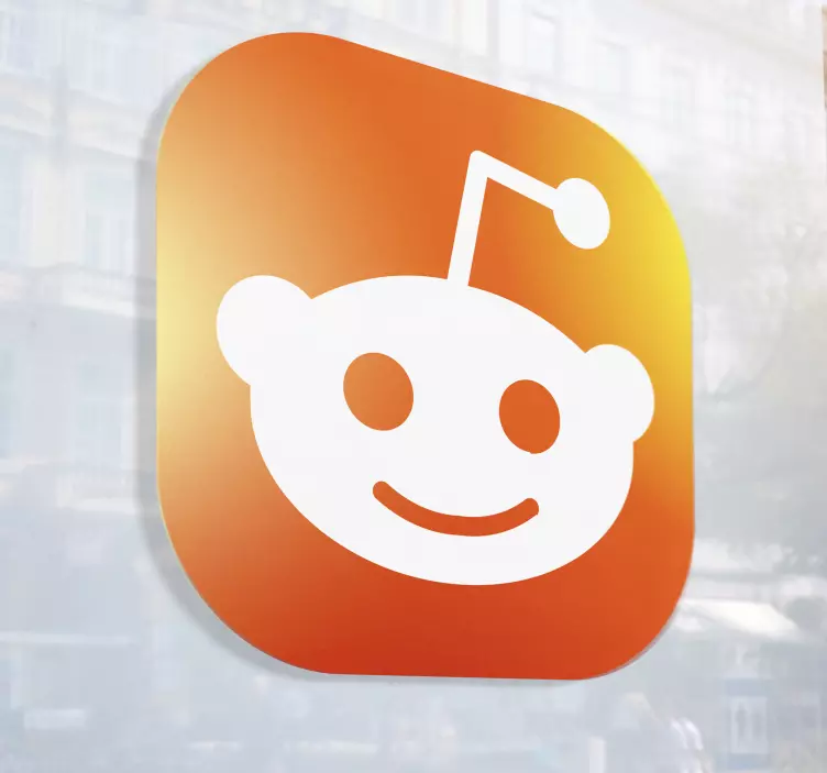 Reddit-logo Ikkunatarrat - Tenstickers