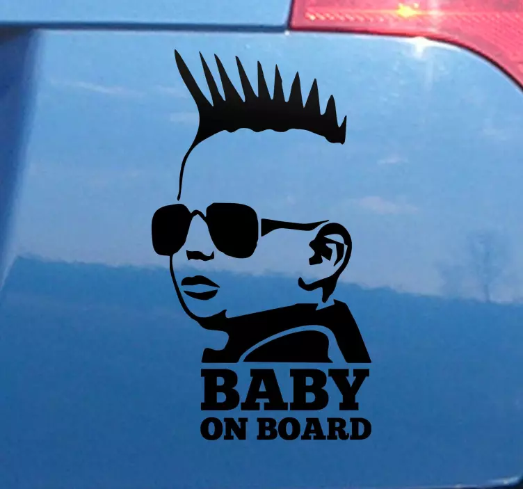 Rock Baby on board tarra - Tenstickers