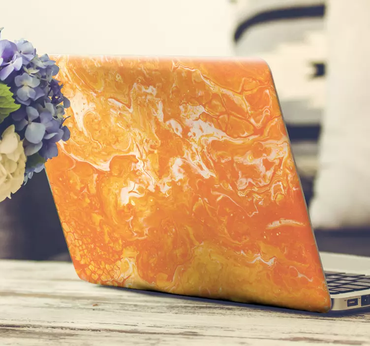 Rohkea oranssi kuviotarra - Tenstickers