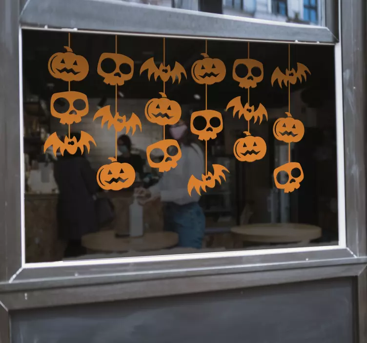 Roikkuva Halloween koristetarra - Tenstickers