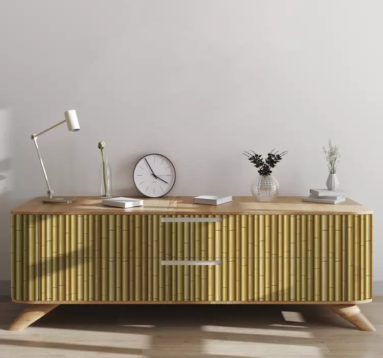 Rottinki tekstuuri huonekalutarra - Tenstickers