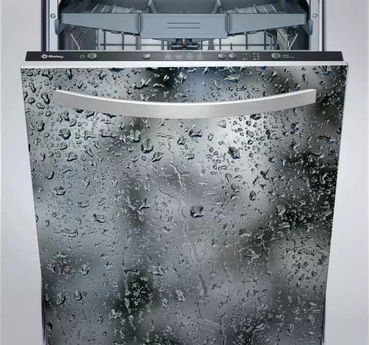 Sadepisarat astianpesukone tarra - Tenstickers