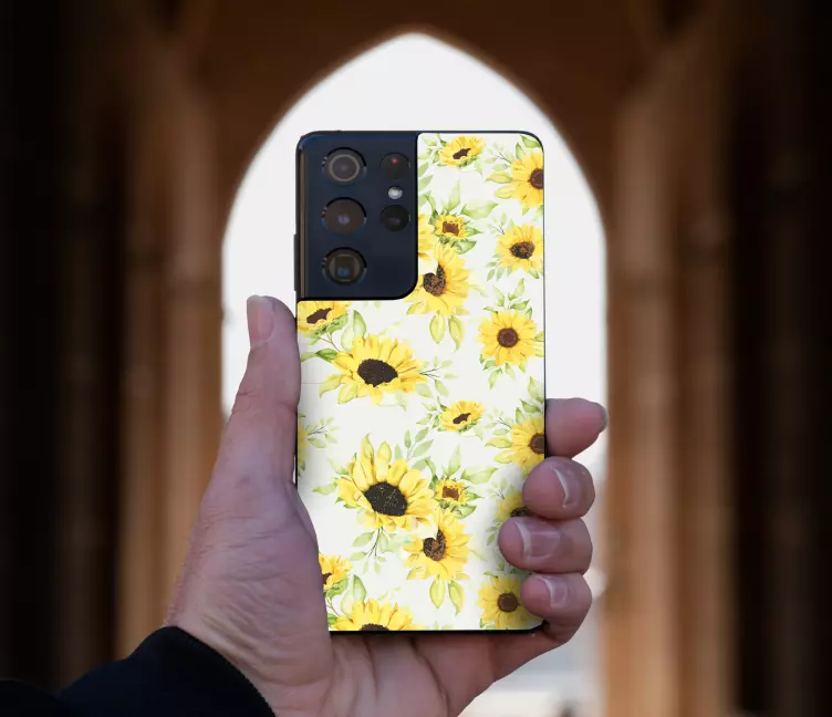 Samsung tarra auringonkukkakuvio - Tenstickers