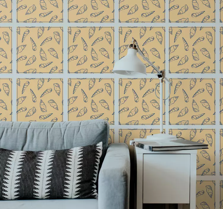 Simpukkavinyylilaatat kaakelitarra - Tenstickers