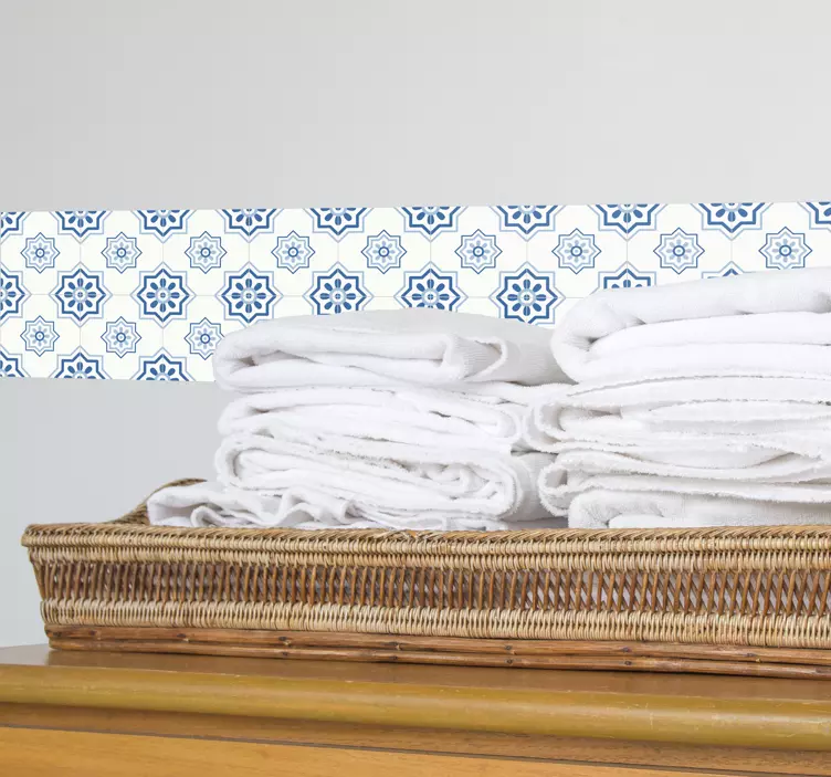 Sininen laatat tarra - Tenstickers