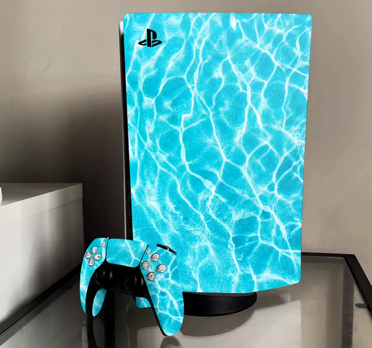 Sininen uima-allas PS5 skin - Tenstickers